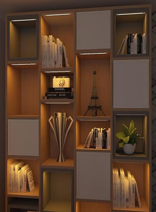 EVEHANGER مصباح EVEHANGER الخطي LED بقوة 4 واط - شريط إضاءة أسفل الخزائن للمطبخ، وخزانة الملابس، وواجهات العرض - 6000 كلفن أبيض بارد - موفر للطاقة، مزود بقابس (عبوة من قطعتين) - Image 5