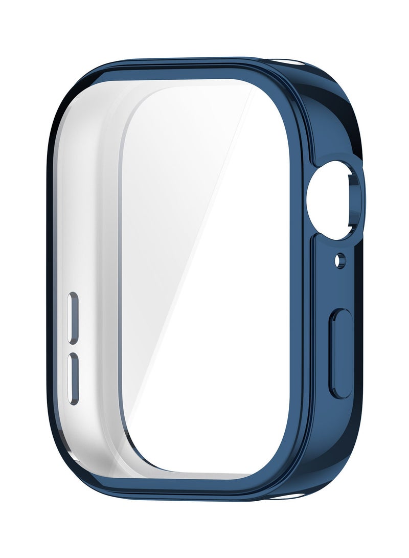 BOSART 3 PCS Soft TPU Screen Protector Cover Case for HUAWEI Watch Fit 3 Black,Clear and Blue - Image 4