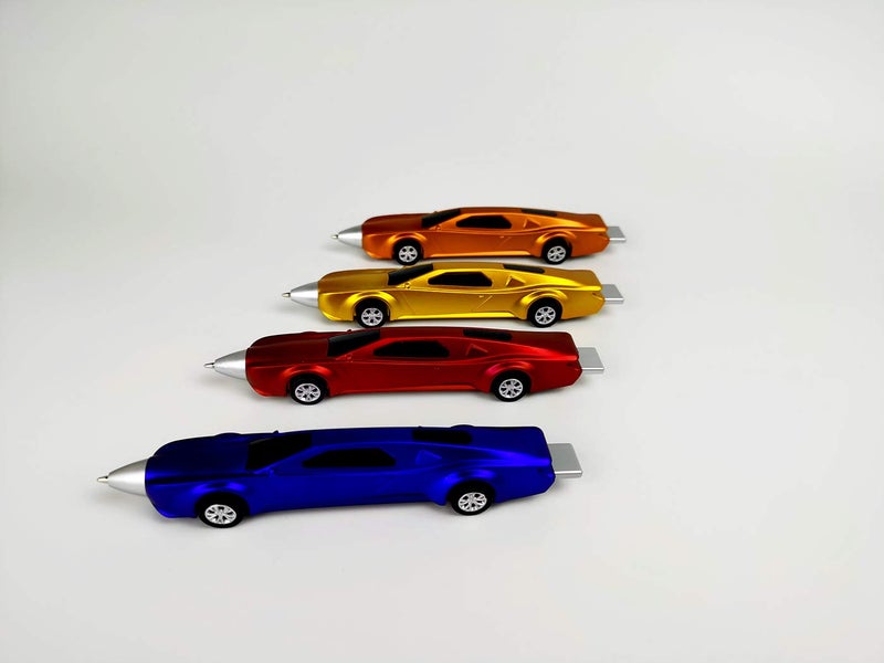 LSFCHYBY The New 4 PCS Sports Car Pens Ballpoint Pen Funny pens for Kids Novelty Cute Pen Cool Kids Pens School Supplies Racing Car Pen Gifts for children（Blue ink） (4) - Image 2