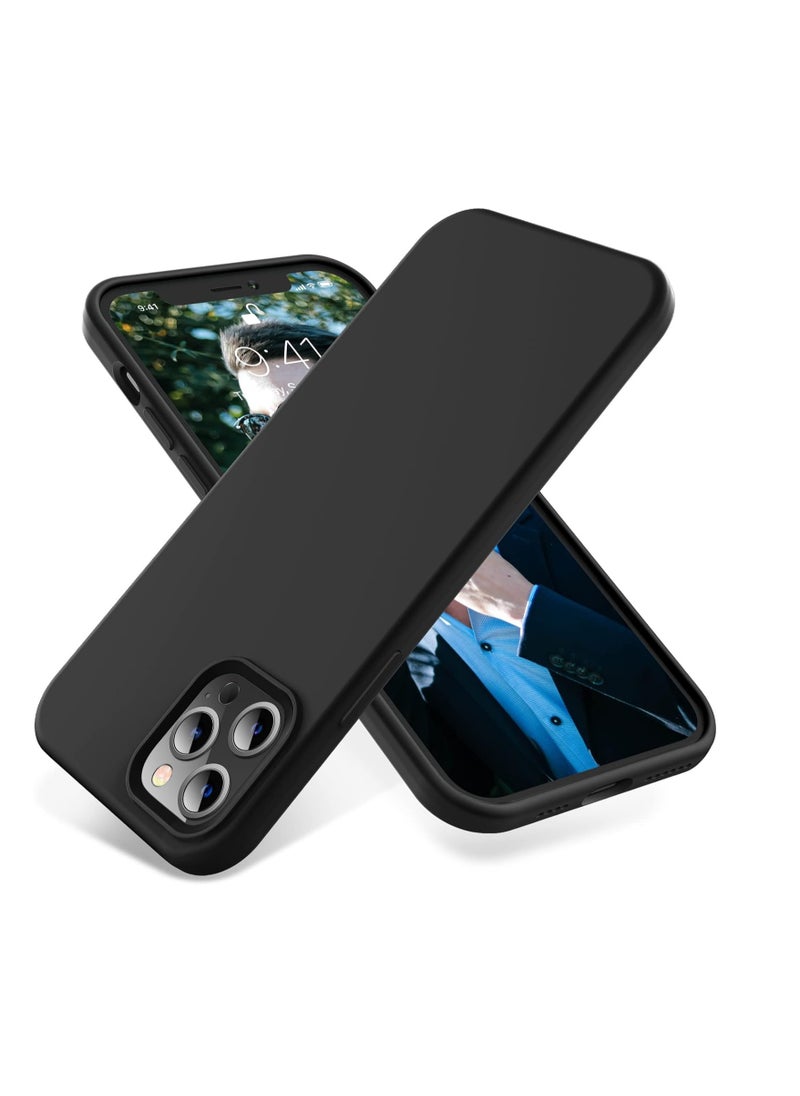 Back Cover Silicon Case For Apple Iphone 12 Pro Max 6.7 Inch - Black
