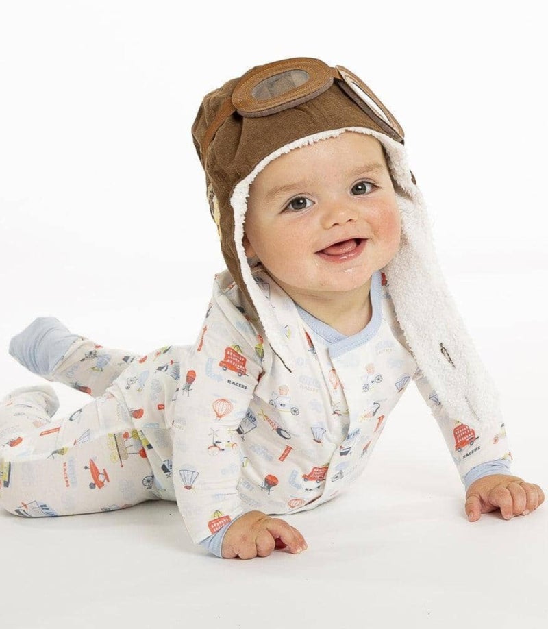Magnetic Me Boys Modal Magnetic Baby Footie Pajamas | Silky Soft Modal Fabric | Alpha Pop | 3-6 Months - Image 5