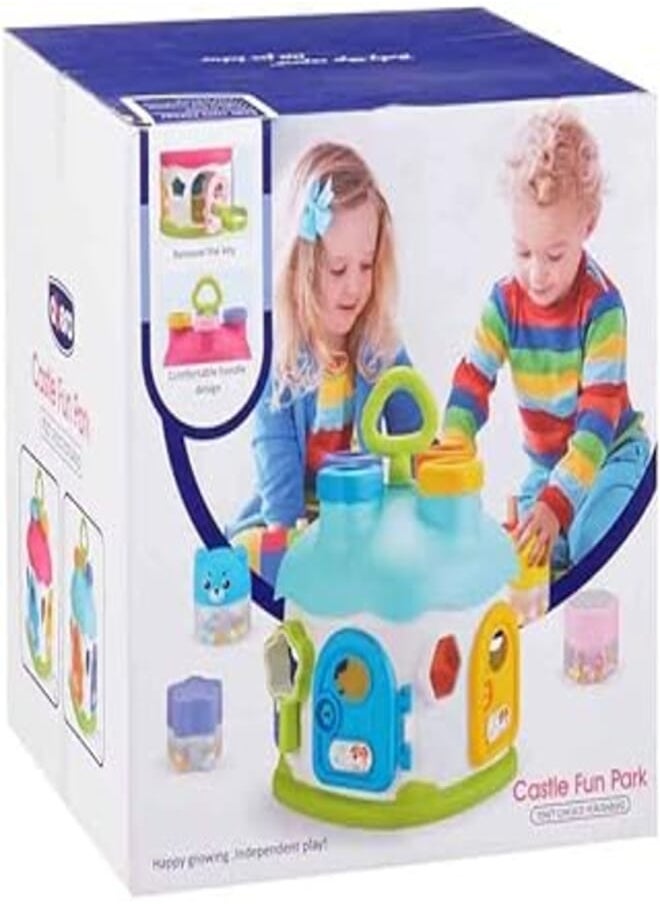abero Abero Castle Fun Park Colorful Puzzle Toy for Kids 