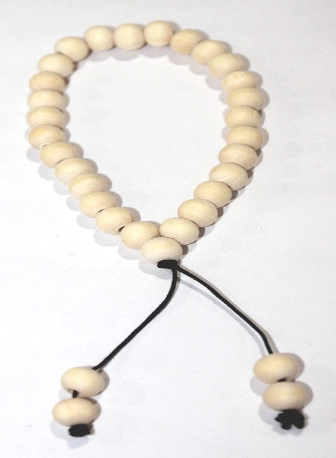 IS4A 8MM TULSI HOLY BASIL PRAYER BEADS JAPA MALA NECKLACE HAND KNOTTED KARMA (108+1) BEADS BLESSED & ENERGIZED HINDU TIBETAN BUDDHIST SUBHA ROSARY (Combo) - Image 3