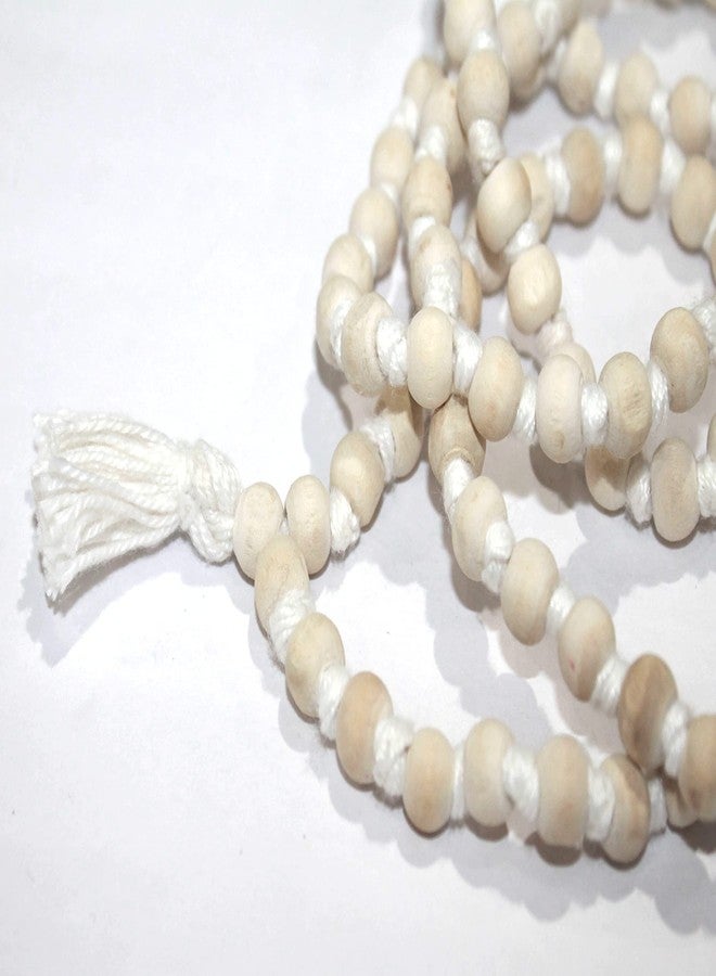 IS4A 8MM TULSI HOLY BASIL PRAYER BEADS JAPA MALA NECKLACE HAND KNOTTED KARMA (108+1) BEADS BLESSED & ENERGIZED HINDU TIBETAN BUDDHIST SUBHA ROSARY (Combo) - Image 2