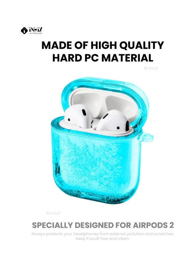 INEIX - Glittering Fashion Protective Case Cover For Apple AirPod Blue - Image 1