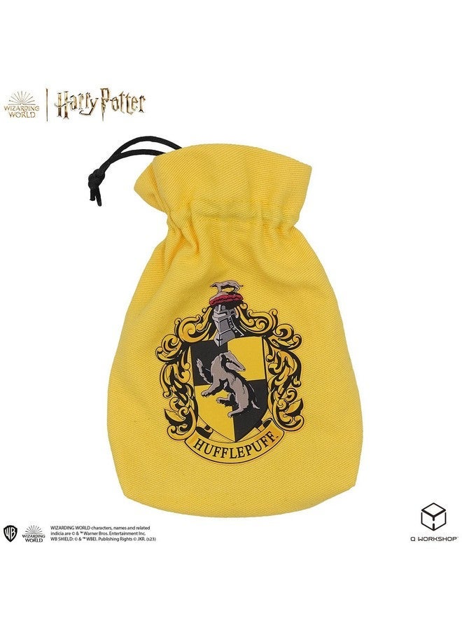 Q WORKSHOP Harry Potter Hufflepuff Dice & Pouch - Image 3