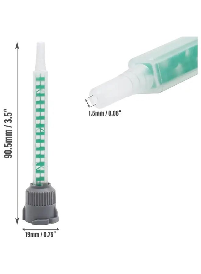20Pcs Durable Plastic Epoxy Mixing Nozzle Tips With Measurement Scales - Image 2