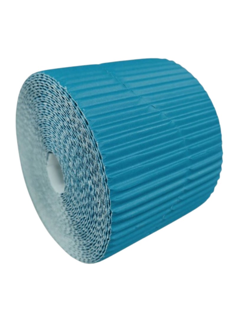 Terabyte Corrugated Display Borders for School Classroom Decorations,Border Rolls for Displays Border Rolls Corrugated Backing Paper for Wall Displays School (Width 10cm x  Length 15cm)  - Image 1