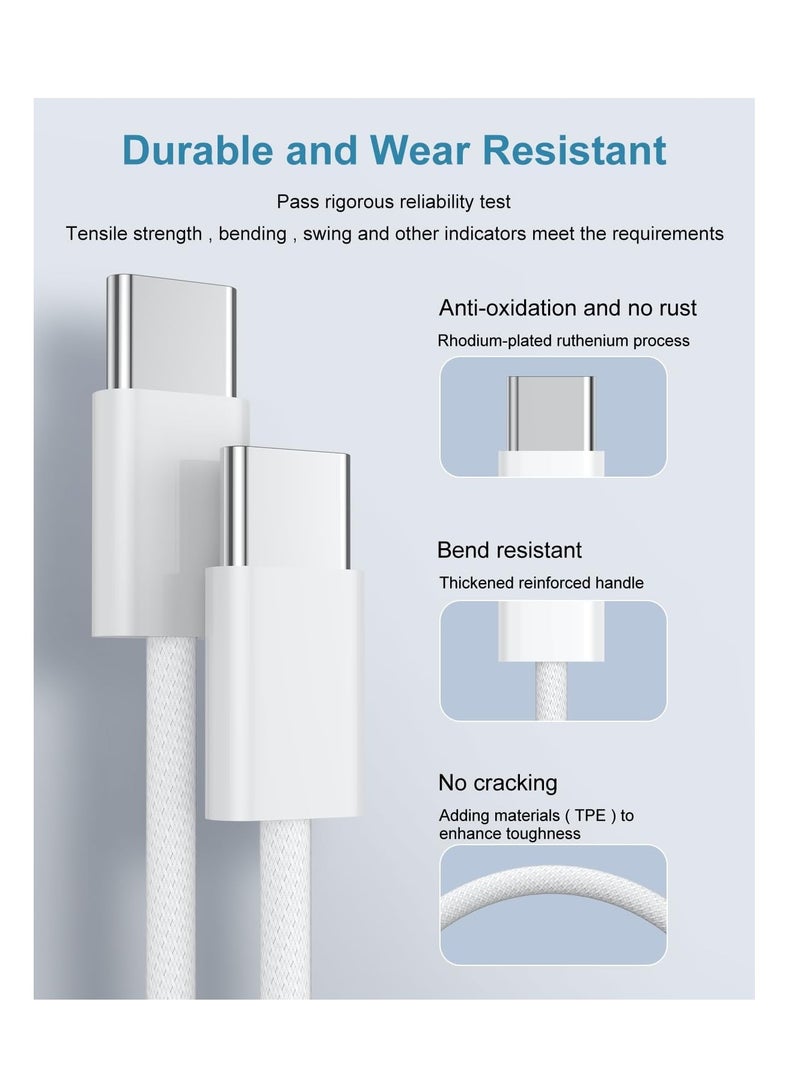 1Pack iPhone 15 /16 Charger, 20W USB C Charger Plug and Type C Cable 1M Lead Fast Charging for iPhone 16 Pro/16 Pro Max/15 Pro/15 Plus/iPad Pro Air 6th/5th/4th, iPad 10th Mini 7th - Image 4