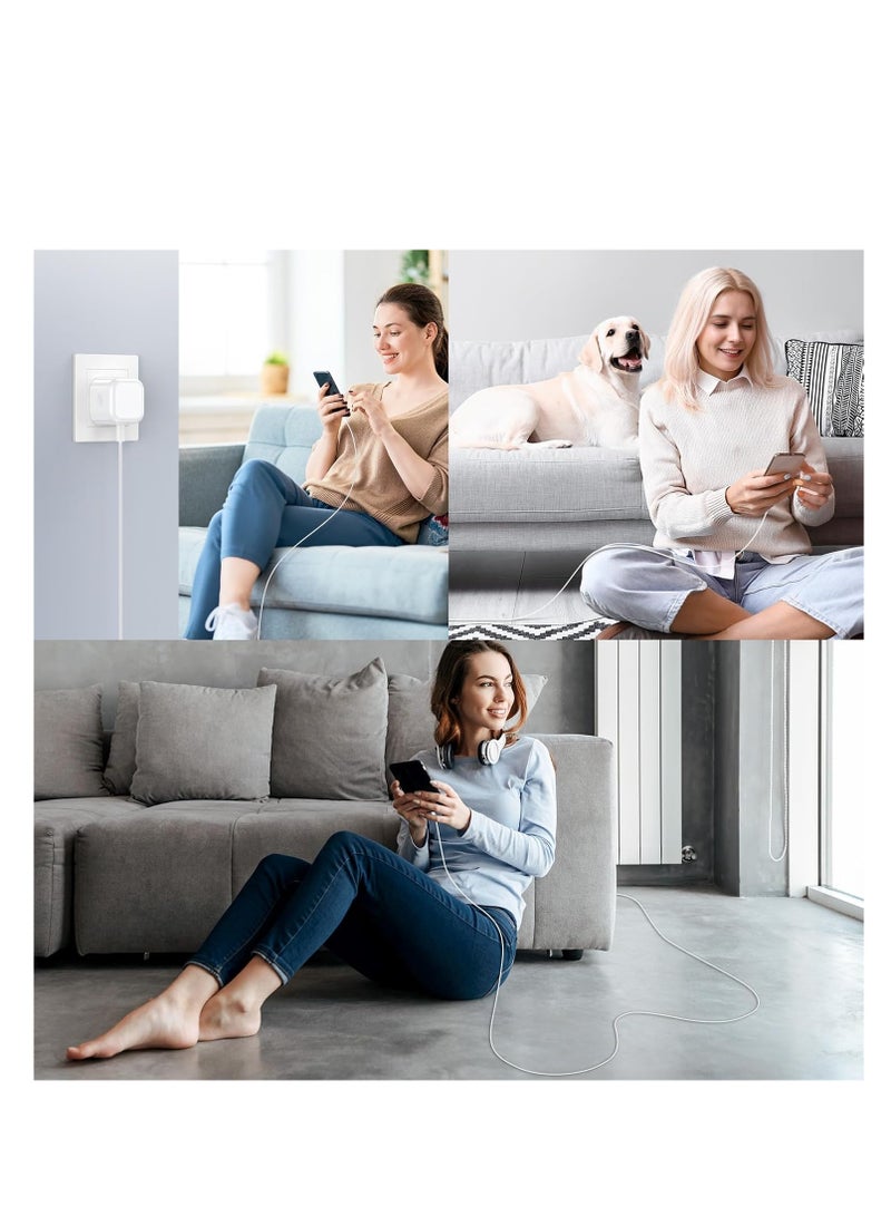 1Pack iPhone 15 /16 Charger, 20W USB C Charger Plug and Type C Cable 1M Lead Fast Charging for iPhone 16 Pro/16 Pro Max/15 Pro/15 Plus/iPad Pro Air 6th/5th/4th, iPad 10th Mini 7th - Image 5