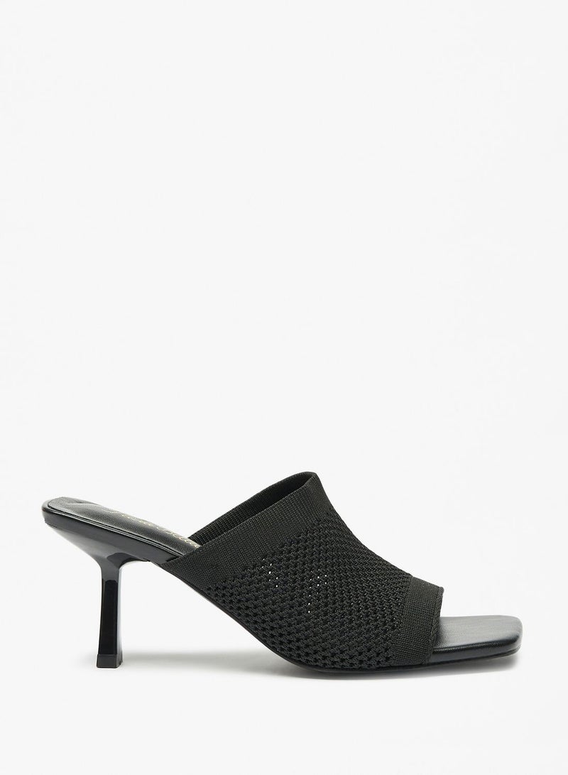 shoexpress One Strap Mid Heel Sandals - Image 1