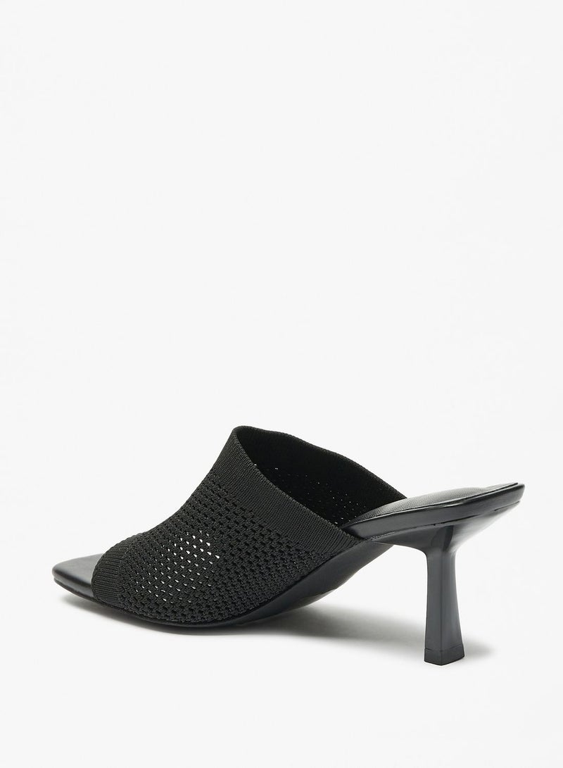 shoexpress One Strap Mid Heel Sandals - Image 3