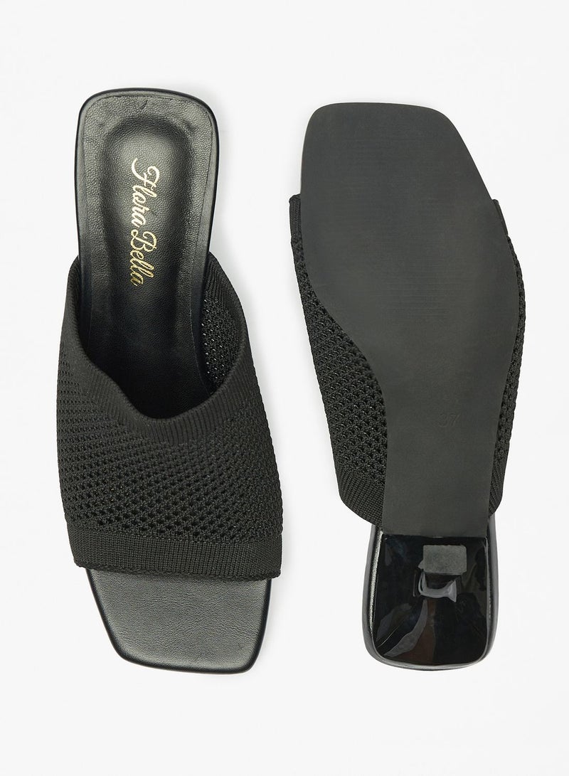 shoexpress One Strap Mid Heel Sandals - Image 4