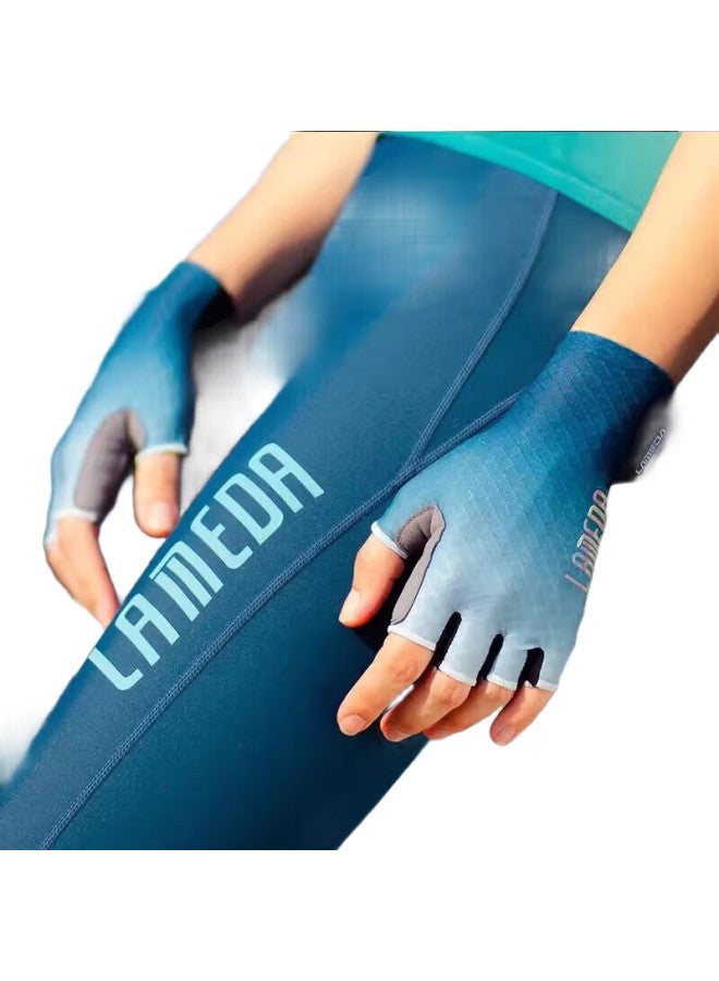 Lampada Lanpada Bicycle Riding Gloves, Road Bike Summer Sun Protection Gloves, Fingerless Shock-Absorbing Gloves, Protective Gloves For Men And Women, 2069 - Image 3