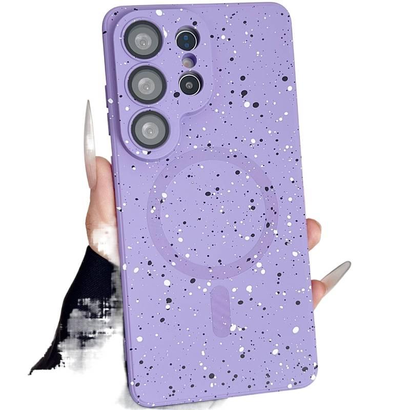 MagSafe Case | Strong Magnetic | Shockproof Cover for Samsung S26 Ultra / Samsung S26 | Purple Silicone | Drop Protection - Image 1