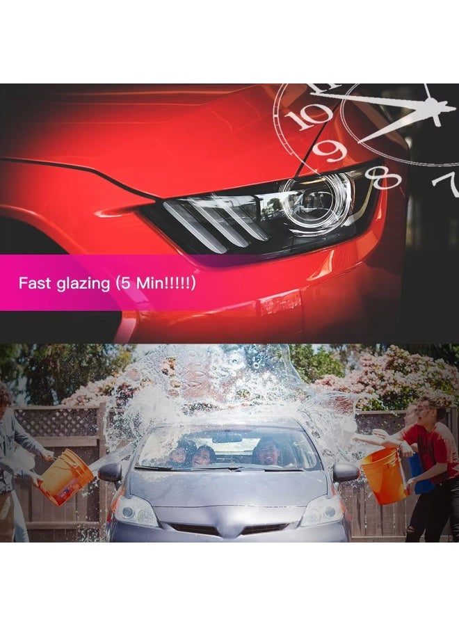 Sword Pro Crystal Coating Car Paint Protection Spray 250ml – High Gloss Shine, 5-Min Quick Glazing Formula, Rain & Dirt Repellent, Anti-UV & Anti-Oxidation Protection, Restores Color & Brightness, Scratch Resistant Hydrophobic Coating for Car Paint & Glass - Image 4