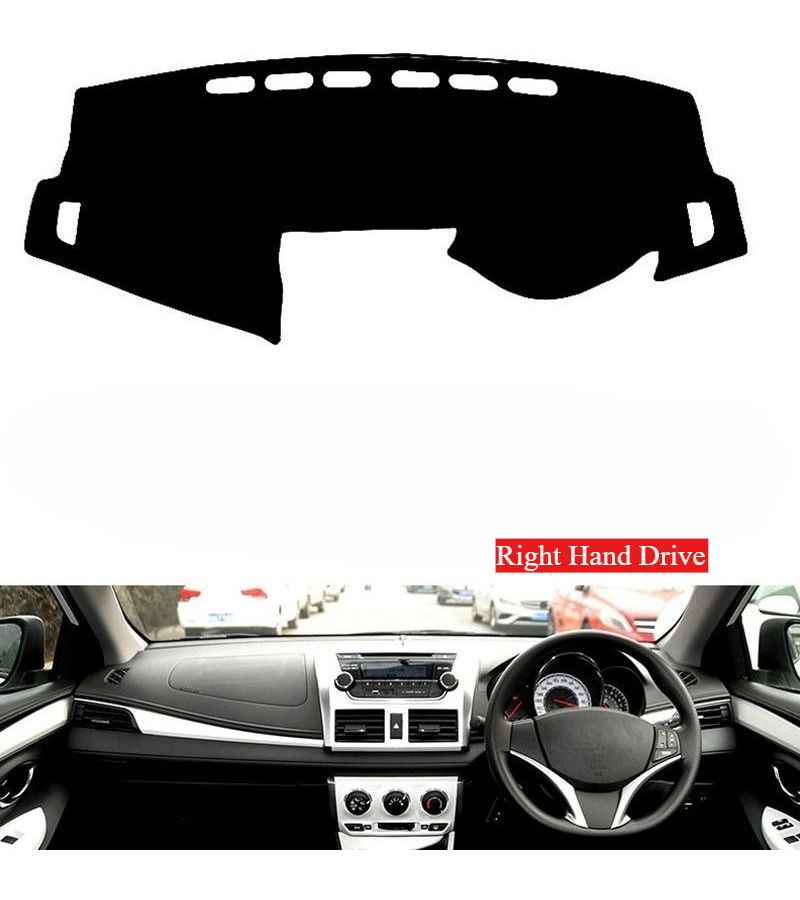 Dashboard Cover For Toyota Vios 2014 To 2020 600D Right Hand Drive Black Car Interior Mat Portable Installation - Image 3
