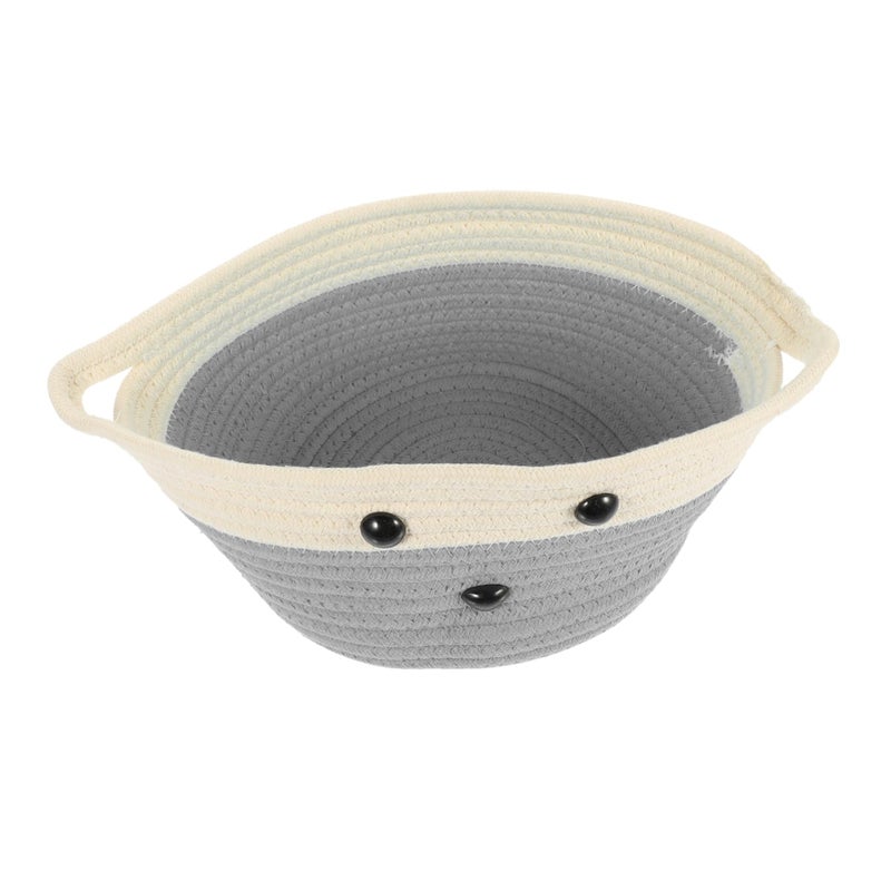 Cotton Rope Storage Basket For Desk Organization And Home Decoration Space Saving Design - Image 2