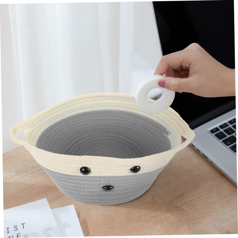 Cotton Rope Storage Basket For Desk Organization And Home Decoration Space Saving Design - Image 4