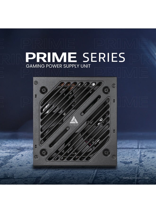 أزتك مزود طاقة ALPHA بقدرة 850 واط 80 بلس جولد تصميم معياري بالكامل جاهز ATX 3.1 وPCIe 5.1 مروحة صامتة Zero RPM مكثفات يابانية 105° أداء عالٍ ومتوافق مع بطاقات RTX 40 للألعاب والحواسيب المكتبية - Image 5