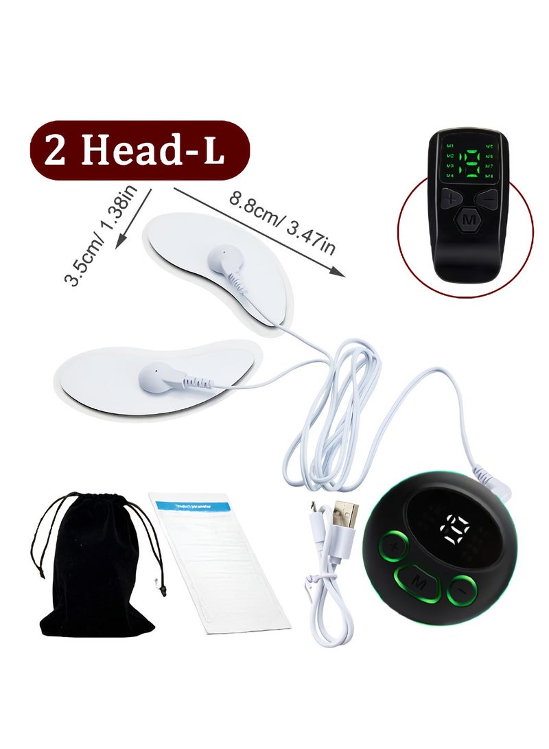 AROAQ Microcurrent Muscle Stimulator, Electronic Pulse Massager,  Skin Tightening Anti-wrinkle Ems Machine Massager,  Facial Lifting Eye Beauty Device For Women, ( D Set RC (L 2pads) ) - Image 1