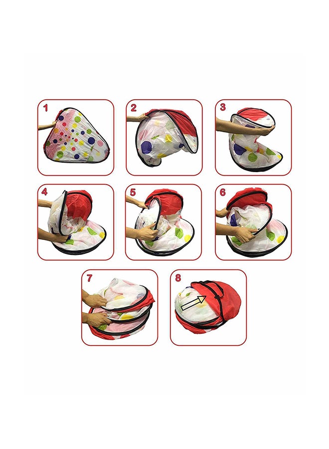 Loquat Polka Dot Printed Folding Tent With Ball Set 78x 78x 98cm - Image 3