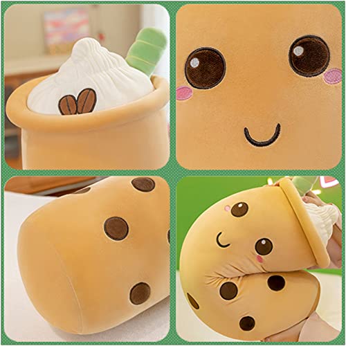 Rexinc Cute Plushies Boba Plush Boba Plushie Long Plush Pillow Bubble Tea Stuffed Animal Gift for Kids Adults (Long Brown Boba Plush,36 Inch) - Image 4