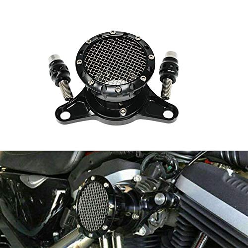 Air Cleaner Intake Racing Style Air Filter Fit for Harley Sportster Iron XL 883 1200 48 72 20042022 Black