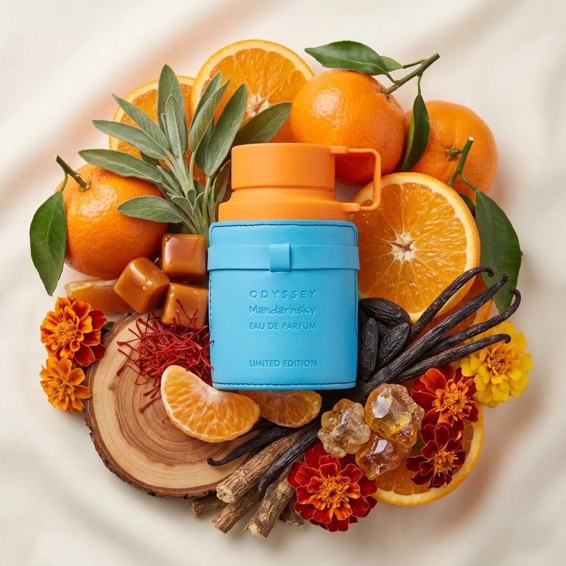 Armaf Wheel Of Odyssey Mandarin Sky Eau De Parfum Gift Set For Unisex 30ML |  Limited Edition + Elixir + Vintage | Perfumes For Men & Women | Citrus & Warm Amber Fragrance Sets - Image 2