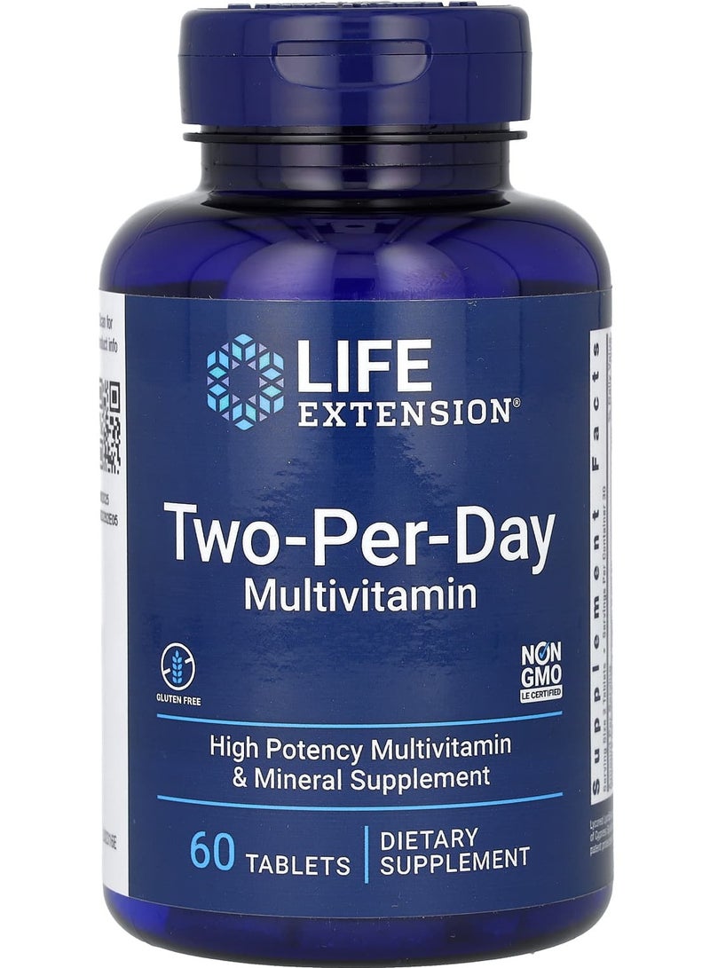 Two-Per-Day Multivitamin, 60 Tablets