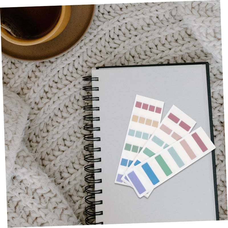 Fluorescent Retro Strong Adhesive Memo Pads for Office Home Organization Classification 4 Colors - Image 5