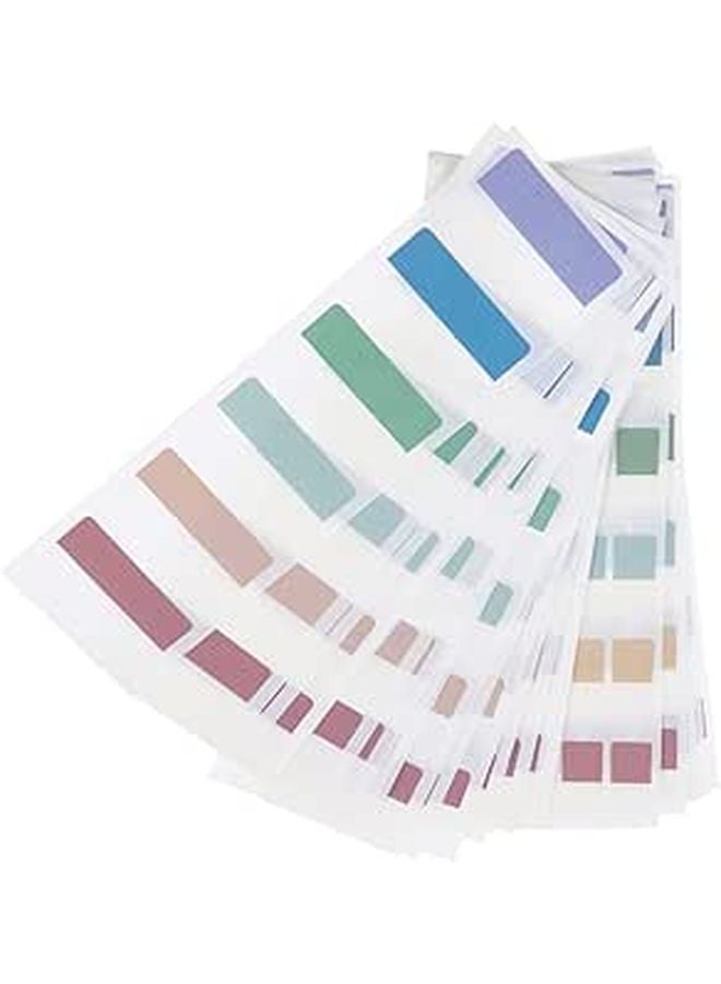 Fluorescent Retro Strong Adhesive Memo Pads for Office Home Organization Classification 4 Colors - Image 1