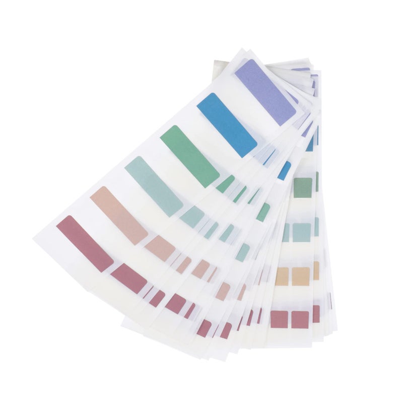 Fluorescent Retro Strong Adhesive Memo Pads for Office Home Organization Classification 4 Colors - Image 2
