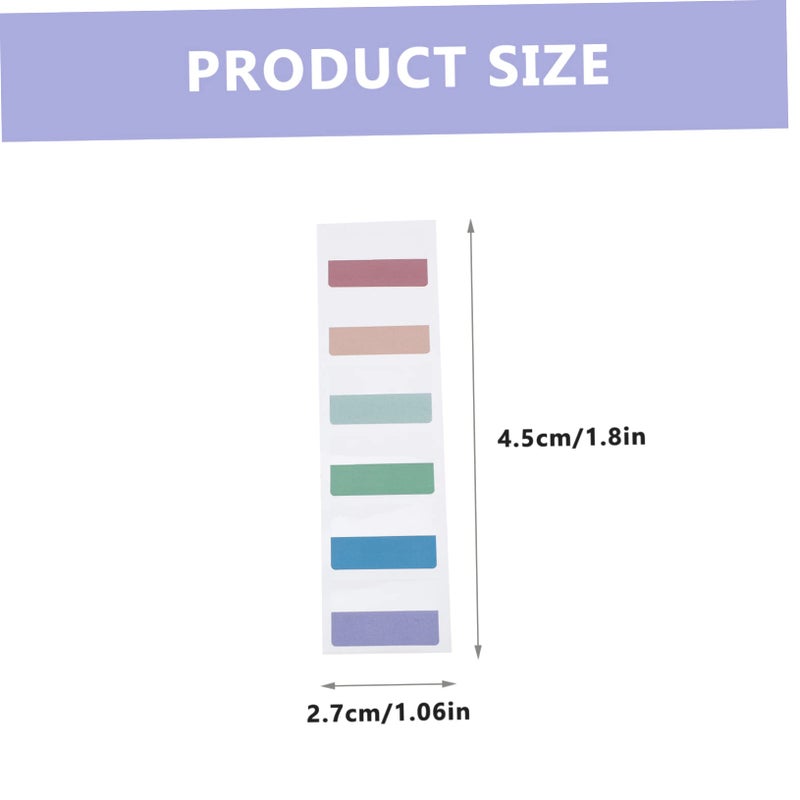Fluorescent Retro Strong Adhesive Memo Pads for Office Home Organization Classification 4 Colors - Image 3
