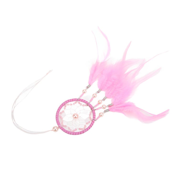 Dreamcatcher Premium Metal Feather Hanging Dreamcatcher - Durable Handmade Dreamcatcher for Car Rearview Mirror Home Decor - Image 4