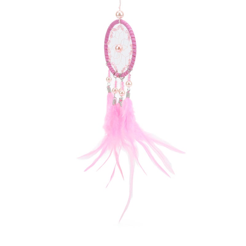 Dreamcatcher Premium Metal Feather Hanging Dreamcatcher - Durable Handmade Dreamcatcher for Car Rearview Mirror Home Decor - Image 3