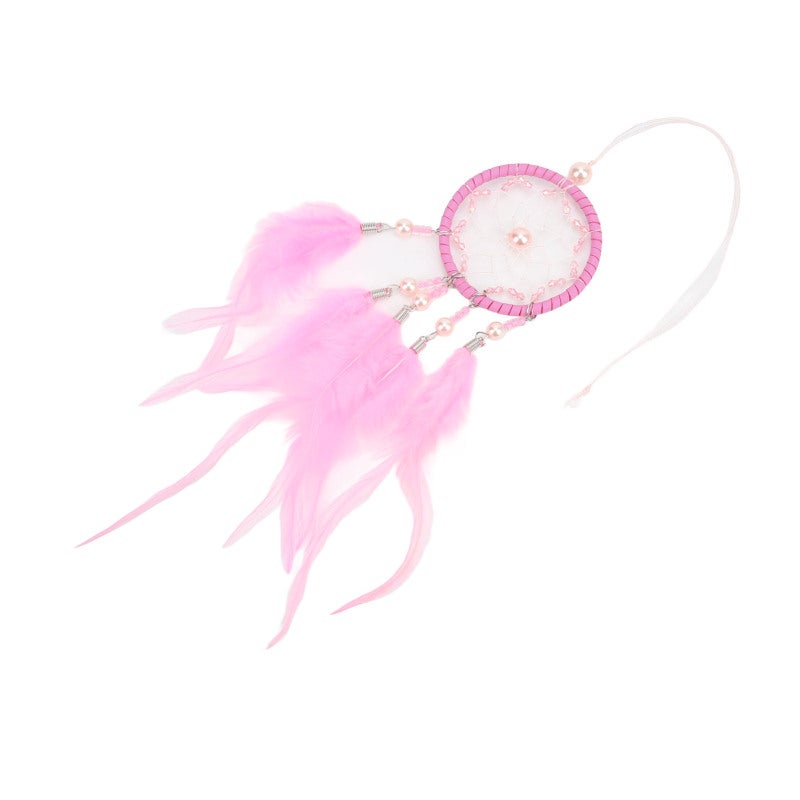 Dreamcatcher Premium Metal Feather Hanging Dreamcatcher - Durable Handmade Dreamcatcher for Car Rearview Mirror Home Decor - Image 2