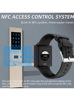 gejian NFC Smart Watch Men Women 1.85 Full Touch Screen Waterproof Sports Fitness Bracelet Bluetooth Call Smartwatch  - Image 3