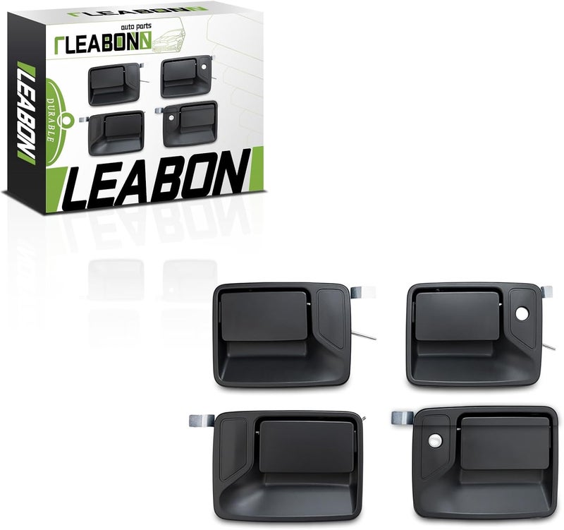 LEABON Door Handles Exterior Kit for Ford Excursion, F250, F350, F450, F550, F650, F750 (4 pcs) - Image 1