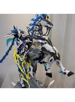 Generic (National Tide Dreams) Moto Nuclear Zhao Yun Lv Bu Ao Bing Gao Gao Bai Xueji Nazha White Tiger Assembled Random Plastic-Color:[light Ring*ma Chao] All The Best-wishing-dreaming And Fulfilling 77%  - Image 3