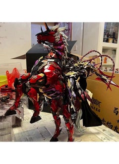 Generic (National Tide Dreams) Moto Nuclear Zhao Yun Lv Bu Ao Bing Gao Gao Bai Xueji Nazha White Tiger Assembled Random Plastic-Color:[light Ring*ma Chao] All The Best-wishing-dreaming And Fulfilling 77%  - Image 4