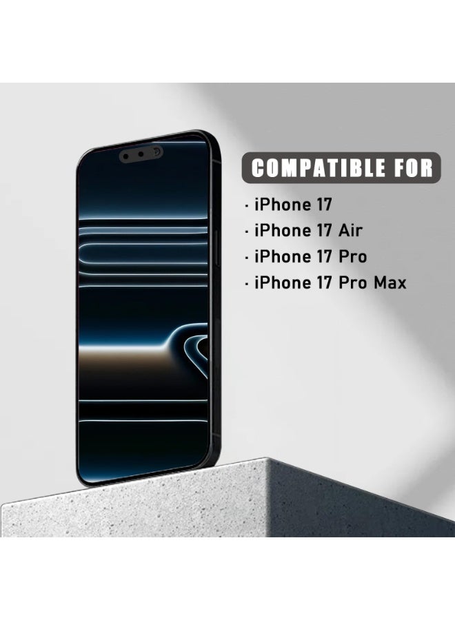 Peachjoy Front Camera Cover Compatible for iPhone 17 Pro Max/ 17 Pro/17 Air/17,Webcam Cover Protect Privacy and Security,Not Affect Face ID,Strong Adhesive-Black-Updated Version - Image 3