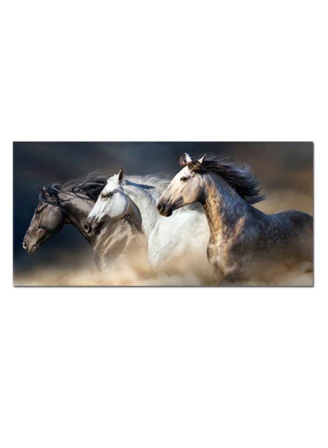 NIBEMINENT Horse Painting Multicolour 20x30cm - Image 1