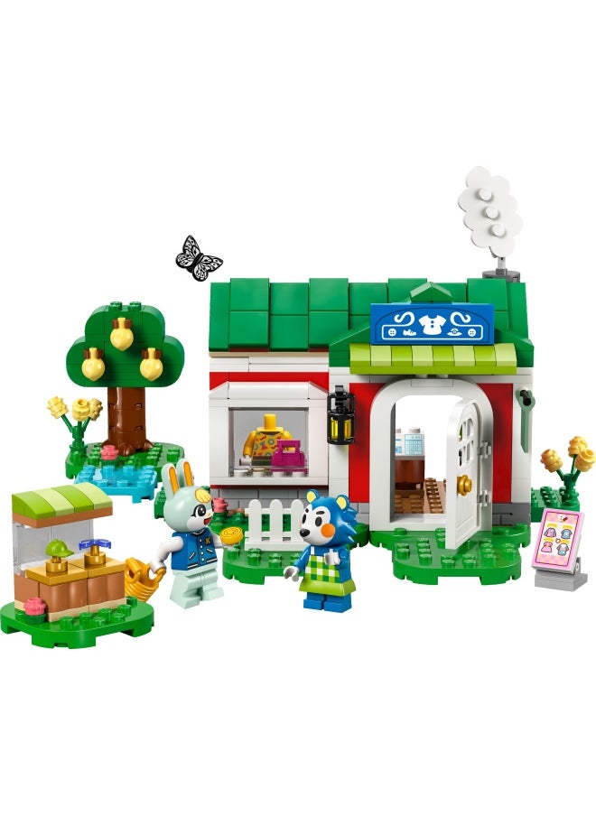 LEGO - Animal Crossing Able Sisters Clothing Shop Playset, Building Toy Set with 2 Characters to Inspire Creative Role Play, Birthday Gift for 6 Plus Year Old Girls, Boys and Gamers 77055 (322 pieces) - Image 1