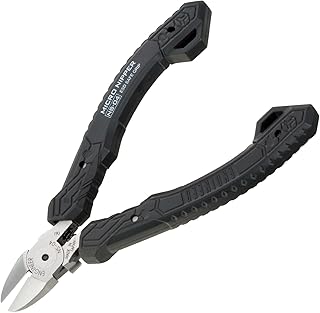 Engineer مقصات جانبية دقيقة ENGINEER NS-04، احترافية، مصنوعة في اليابان، آمنة ضد الكهرباء الساكنة مع فكين من الصلب الكربوني المعالج - Image 1