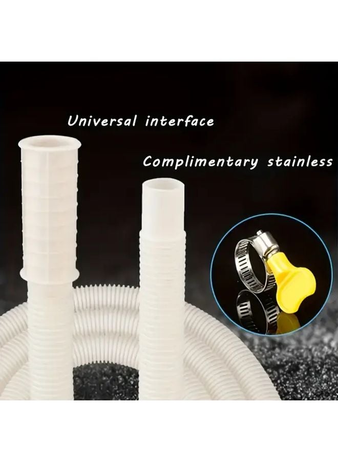 6m Multi Function Faucet Extension Pipe with Fittings Sink AC Washing Machine Drain Hose - Image 3