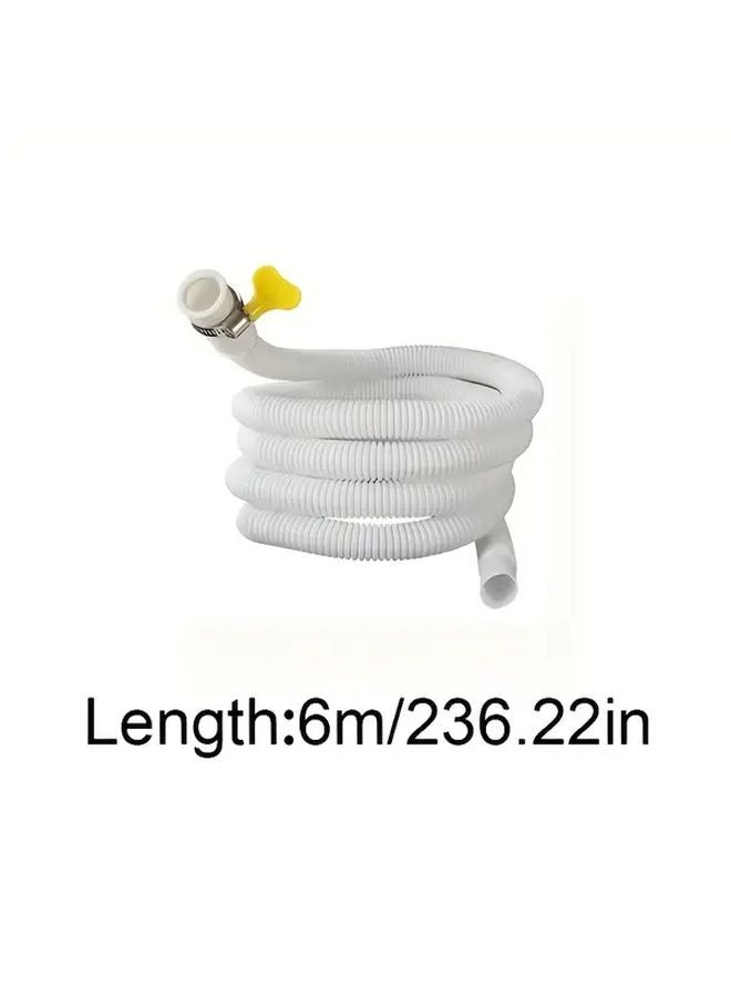 6m Multi Function Faucet Extension Pipe with Fittings Sink AC Washing Machine Drain Hose - Image 1