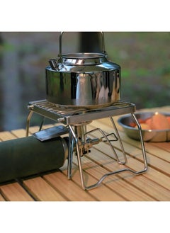 Generic Outdoor Foldable Barbecue Stand Stainless Steel Barbecue Stand Portable Cooking Rack Camping Grill, Barbecue Utensils  - Image 4
