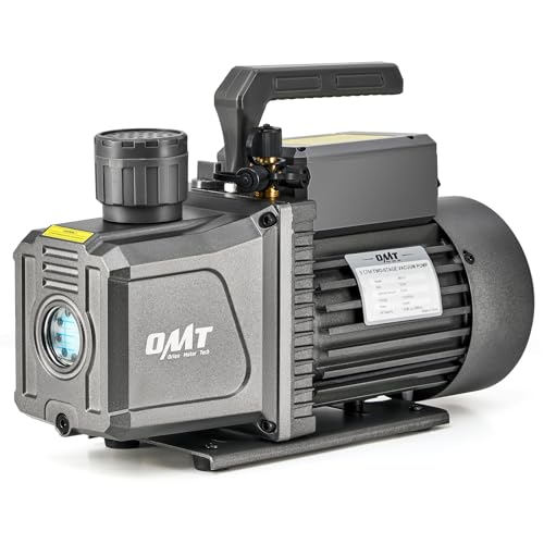 Orion Motor Tech 2 Stage A2L Vacuum Pump, 9 cfm 3/4 hp Two Stage Vacuum Pump for R1234yf R32 R134a R22 R410A with 1.5 Micron Ultimate Vacuum, Auto HVAC Vacuum Pump - Image 1