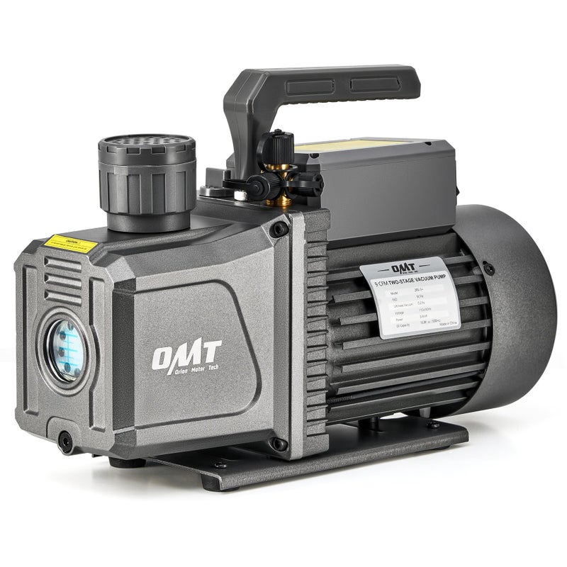 Orion Motor Tech 2 Stage A2L Vacuum Pump, 9 cfm 3/4 hp Two Stage Vacuum Pump for R1234yf R32 R134a R22 R410A with 1.5 Micron Ultimate Vacuum, Auto HVAC Vacuum Pump - Image 3